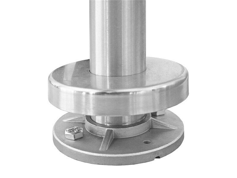 Edelstahl Rosette V2A V4A geschliffen hochglanzploiert Abdeckung Abdeckrosette