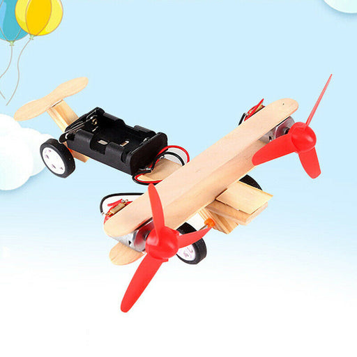 DIY Luft Angetriebenes Fahrzeug Kinder Wissenschaft Ausbildung Spielzeug - Schw
