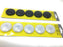 5x Große Pinnwand Magnete farbig D40x8 mm bis 1,2 KG für Büro Kühlschrank Schule