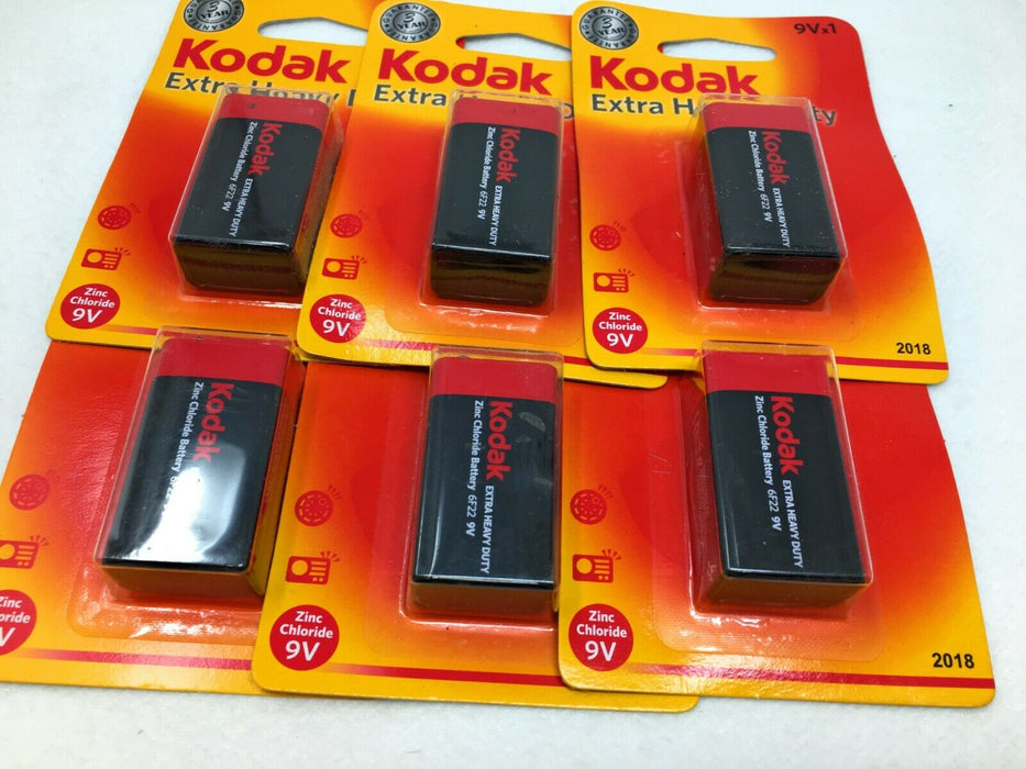 6F22 Super Heavy Duty Batterie 9V E-Block Zink-Kohle 9 Volt Blister Kodak