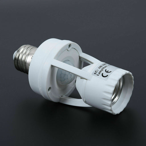 E27 Lampen Fassung Mit 360° Bewegungsmelder PIR Bewegungssensor Infrarot Sensor