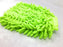 CR Waschhandschuh Grün rundherum Plush Chenille Microfaser XL - schonend waschen