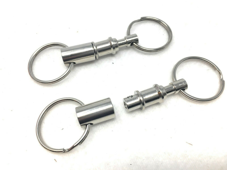 2x Schlüsselbund Schwenkbare Outdoor Schlüsselanhänger Abnehmbar Camping xx