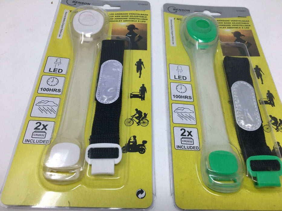 Benson verstellbares led-armband deluxe inklusive 2 batterien Do-it-yourself 010