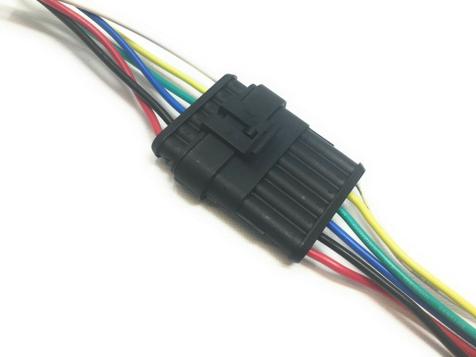 1-10x KFZ Stecker Steckverbindung Steckverbinder 1-6 Polig Wasserdicht Kabel