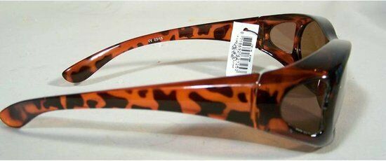 Sonnen-Überbrille 100 % UV Polarisiert f. Brillenträger Polbrille