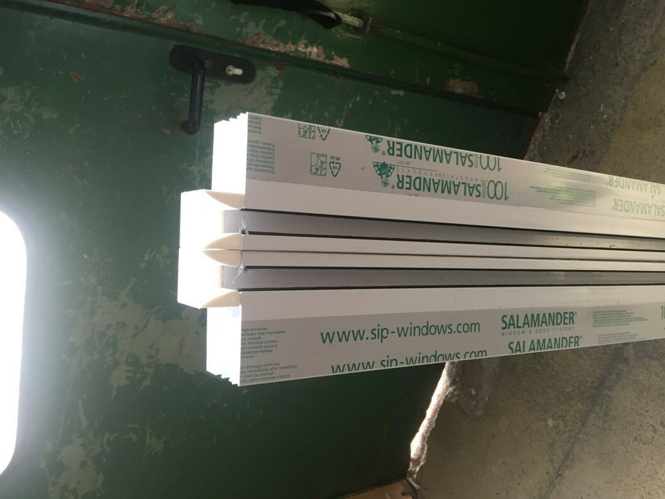 Rolladenschienen Rolladendeckel 1 Paar Einlauftrichter PVC Führung Rollo Panzer