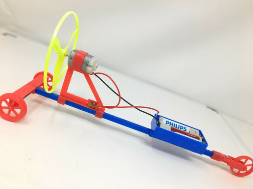 Kinder DIY Montieren Windkraft Auto Spielzeug Kit, Angetrieben von AA Batterien