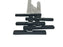 5x Mini Rolladen Aufhängefeder Rollladen Stahlband-aufhänger Stahlfeder 170 mm