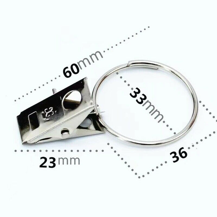 40x Mehrzweck Vorhang Clip Gardinenstange Gardinen Vorhangringe mit Clips 3/4 Z