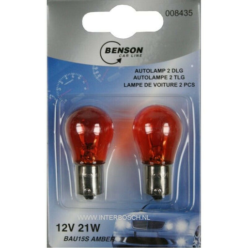 2X Py21w  Bau15s Blinker Birne Lampe Blinkerlampe Orange 12V 21W Rücklicht