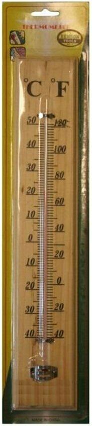 Thermometer Jumbo Holz Zimmerthermometer Außenthermometer Temperaturmesser