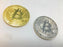 Bitcoin Münze Gold-Optik Sammler Medaille Geschenk Miner Fans in Schutzhülle