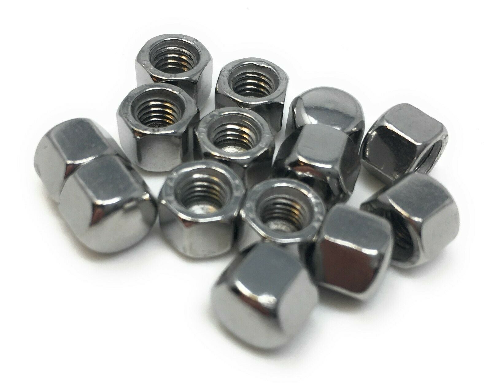 10x M5 Hutmuttern niedrig DIN 917 Sechskantmuttern rostfrei Edelstahl A2