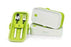 Lunchbox 2 Etagen Proviantdose Brotzeitdose Bento-Box Brotbüchse brotzeitbox