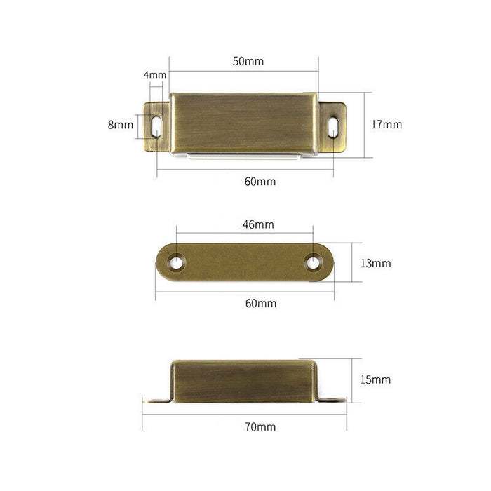 1x starke Schrank Magnet Magnetschnäpper -Magnetverschluss für Möbel Schranktür