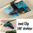 2 Stk Auto Brillenhalter Sonnenblende Clip drehbar Für Brillen Karten Halter
