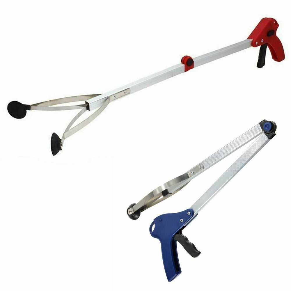 Anti-Slip Handle Muti-Purposes Folding Aluminum Alloy Grabber Pick Up Tool