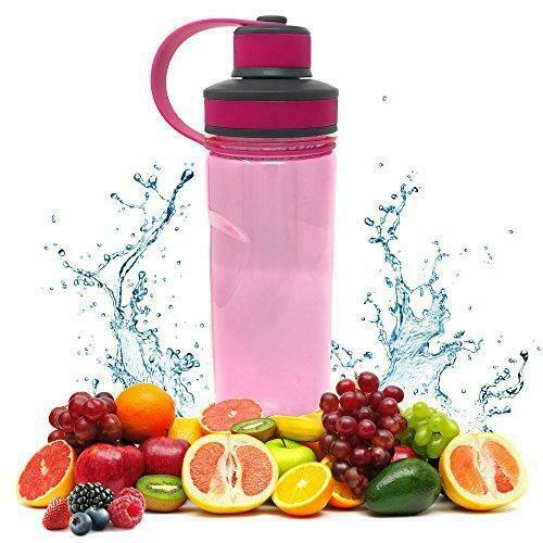 Wasserflasche 700ml Trinkflasche Frucht-Filter Sport Joggen Bottle Gym