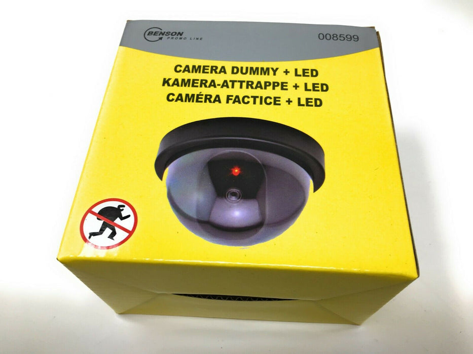 Kamera Dummy Attrappe Fake Alarm Überwachungskamera Attrappe LED Kameraattrappe