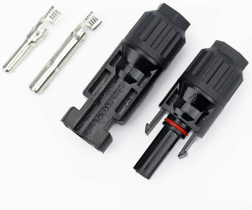 6 x Typ4 Stecker Sonnenkollektor Solar Panel Kabel Anschlüsse Typ4 Photovoltaik