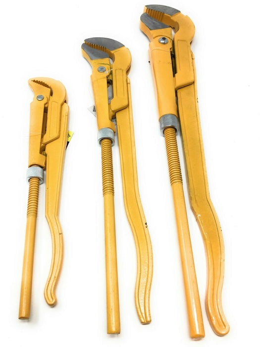 Rohrzange 1" 1,5" 2" Wasserpumpenzange S-Maul Eckrohrzange Werkzeug Klempner