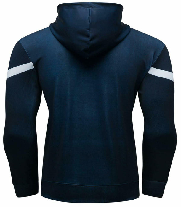 Hoodie Sweatshirt Herren Fitness Sport Stern Blau Kapuzenpullover Jacke Hoody