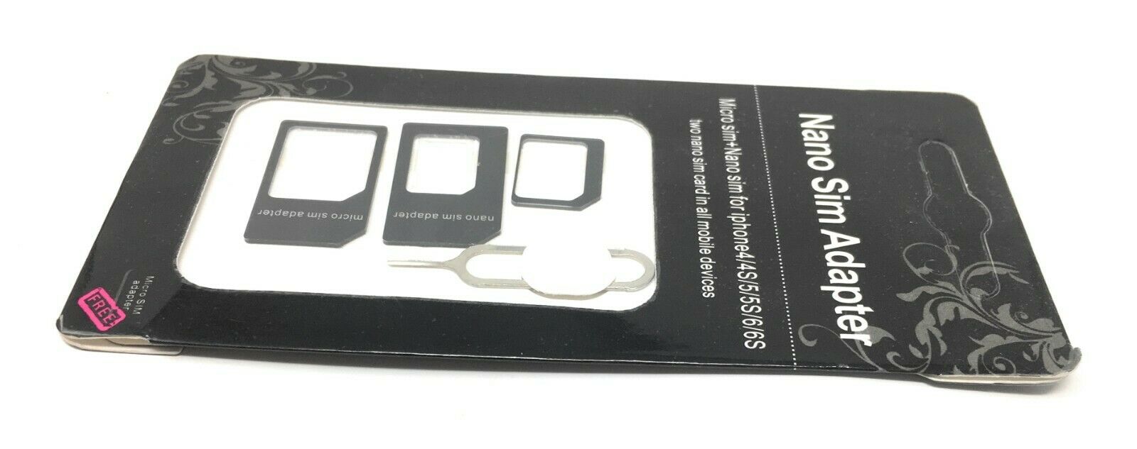 Nano Micro Sim Karten Adapter Set Nadel iPhone Samsung UNIVERSAL KOMPATIBEL - Z8