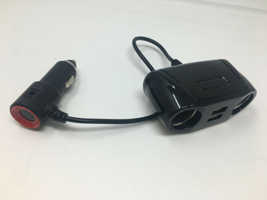 Zigarettenanzünder Verteiler Auto Ladegerät,mit Kabel adapter Kfz-Handy 2x USB