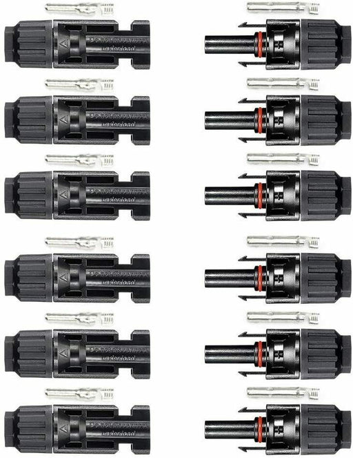 6 x  Typ4 Stecker Sonnenkollektor Solar Panel Kabel Anschlüsse Typ4 Photovoltaik