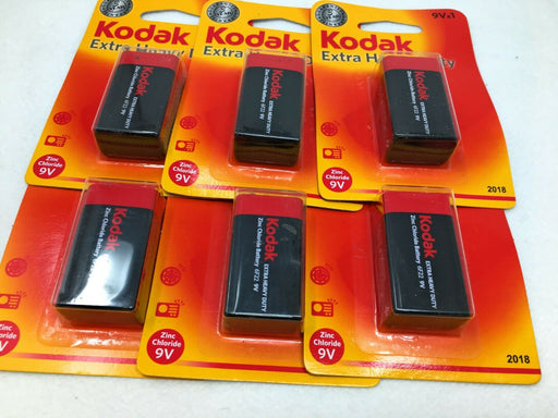 6F22 Super Heavy Duty Batterie 9V E-Block Zink-Kohle 9 Volt Blister Kodak