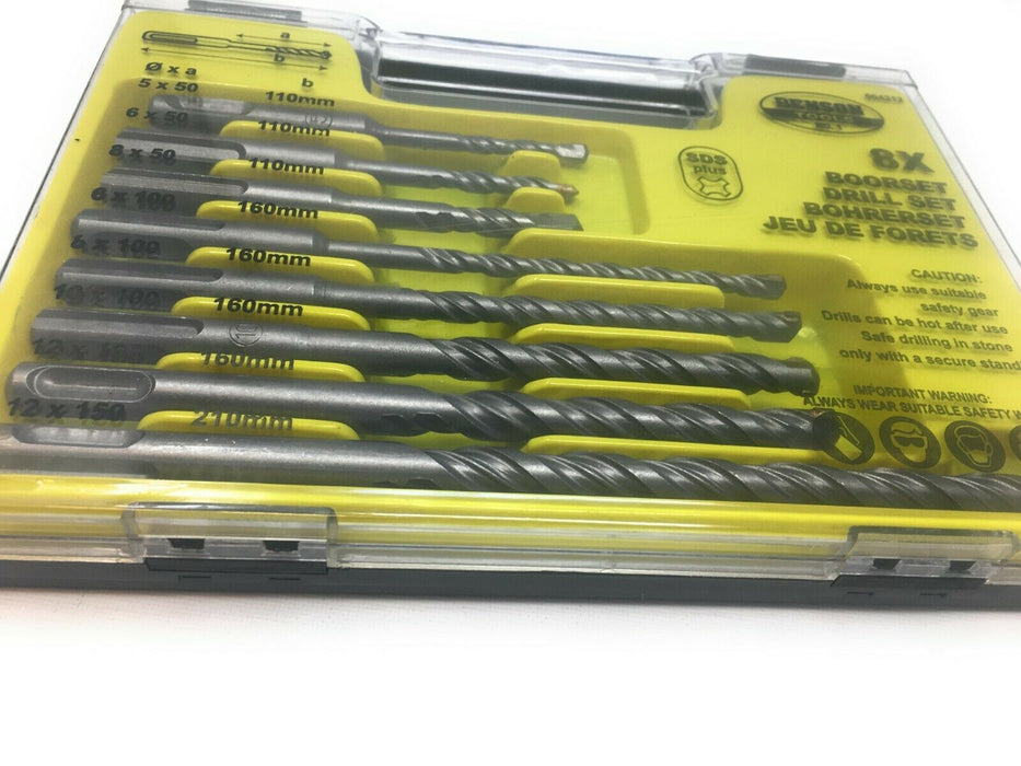 SDS PLUS Hammerbohrer Betonbohrer Steinbohrer Kreuzschneide zwei SET 8