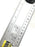 Alu Schneidelineal Lineal mit Wasserwaage 2 Libellen Griff 60 cm mit Stifte 9 M