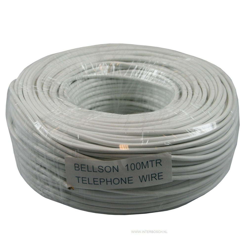 Telefonkabel 100m 4 x 2 x 0,6 J-Y(ST)Y Verlegekabel JYSTY 8 Adern Telefonleitung