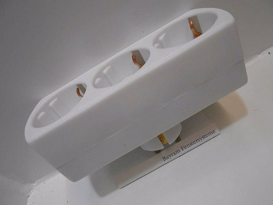 3-fach Doppelstecker Multistecker Adapterstecker Verteiler Mehrfachstecker h