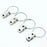 10x Mehrzweck Vorhang Clip Gardinenstange Gardinen Vorhangringe mit Clips 3/4 Z