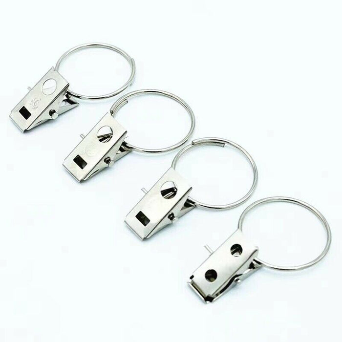 10x Mehrzweck Vorhang Clip Gardinenstange Gardinen Vorhangringe mit Clips 3/4 Z