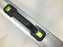 Alu Schneidelineal Lineal mit Wasserwaage 2 Libellen Griff 60 cm mit Stifte 9 M