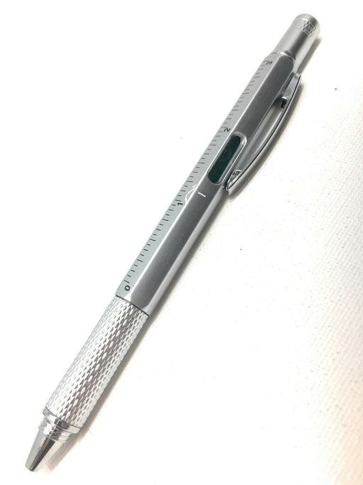 Kugelschreiber Multitool 5 in1 Stift Wasserwaage Touchpen Lineal Schraubendreher