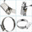 10x Schlauchschellen Rohr Schelle Edelstahl V2A Bandbreite 9mm DIN 3017 W2 25-40