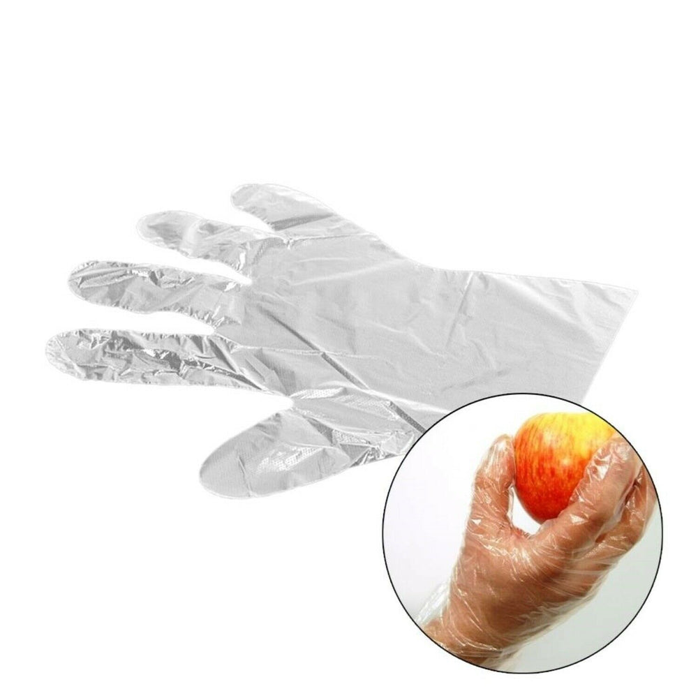 Einweghandschuhe, Einweghandschuhe, Kunststoff, transparent, 50 Stück SLG