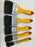 Farbpinsel Set 10 tlg Malerpinsel Flachpinsel Lackier Lack Farb Pinsel Pinselset