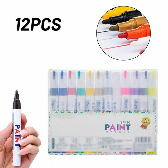 12x Malstift Ausbesserungsstift Farbe Malstift Markierungsstift Praktisch