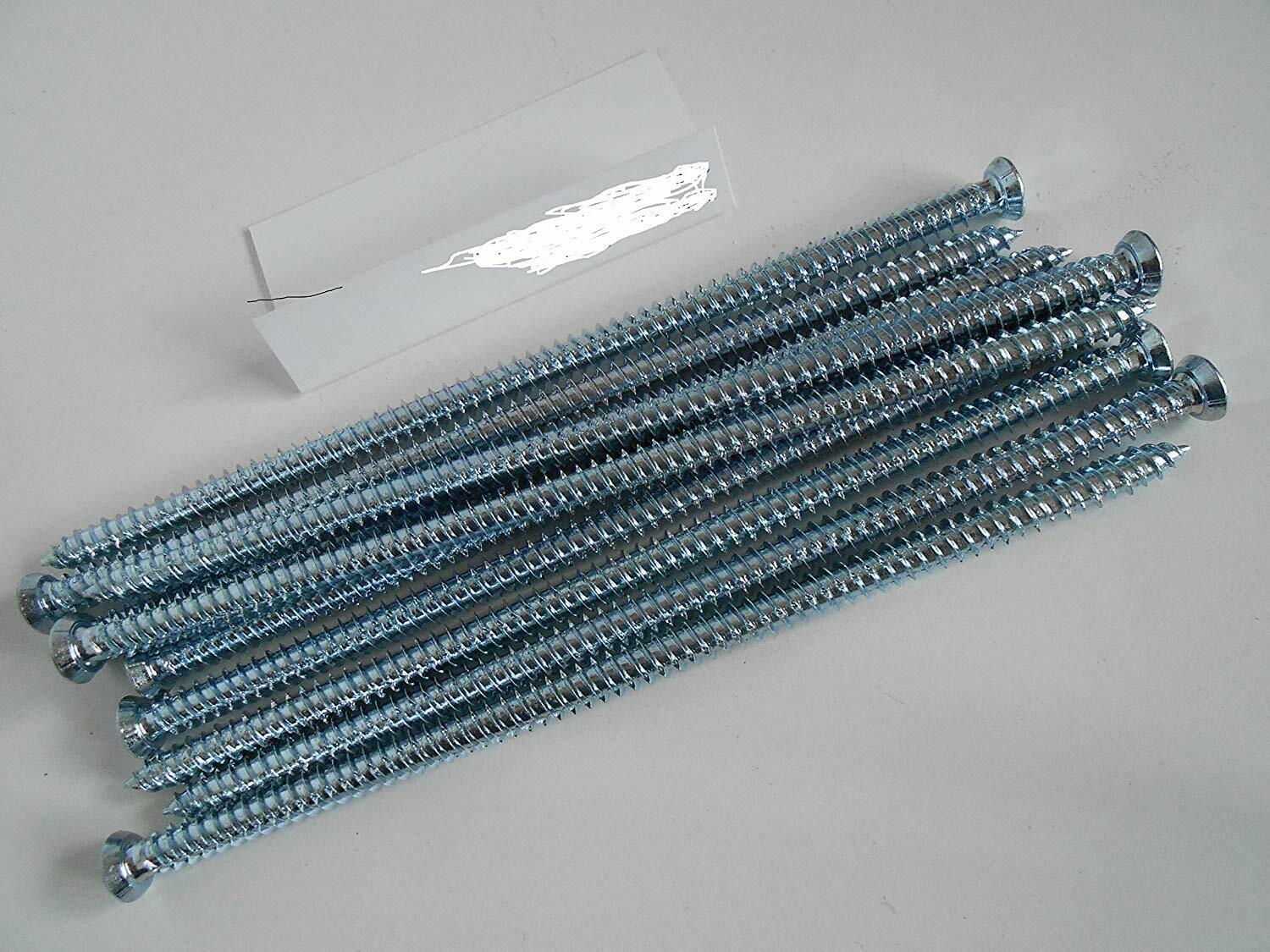 10x Fensterrahmenschrauben Rahmen Montage Fenster Torx mit Senkkopf D 7,5