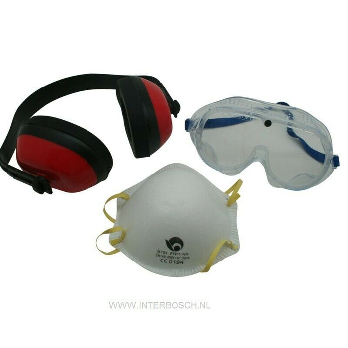 Schutzbrille Sicherheitsbrille  Kopfband Staub Arbeitsschutzbrille Atemschutz