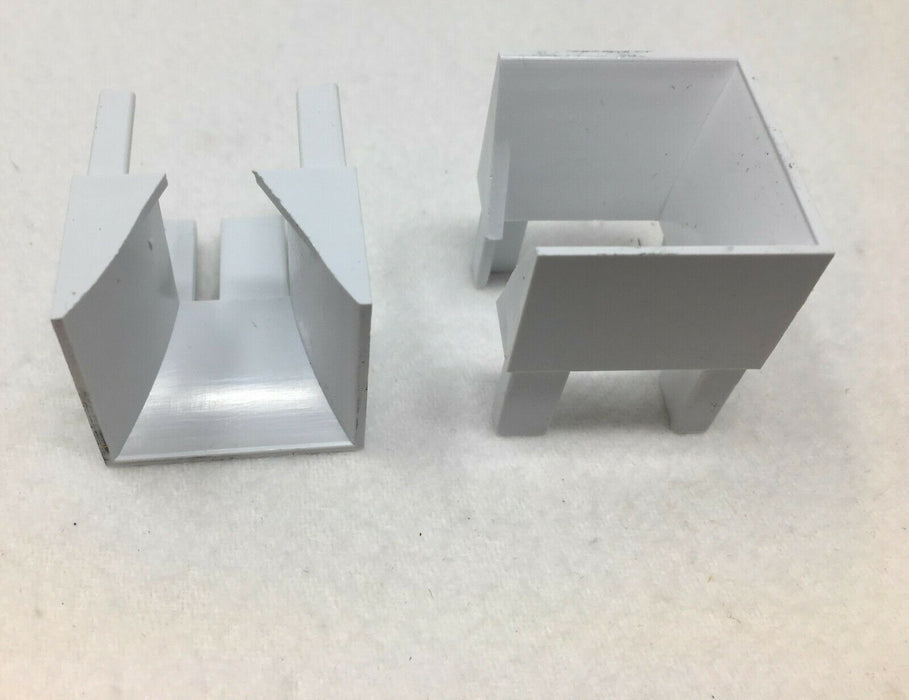 Rolladen Einlauftrichter 1 Paar 34x32 Satz 2 ST. PVC Rechts Für Mini und Maxi