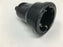 ABL PVC Schukostecker + Schukokupplung Schwarz Made in Germany Vollgummi