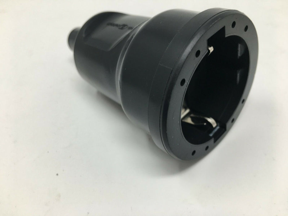 ABL PVC Schukostecker + Schukokupplung Schwarz Made in Germany Vollgummi