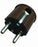 Bayram® 5x Schuko-Winkel-Stecker, braun (mit seitlicher Kabel-Einführung)