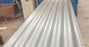 1 Stck Trapezblech Dachplatten Dachblech Trapezbleche Sonderposten Stahl mattweiss nach Auswahl 0,5 mm 250x78 cm 35-130
